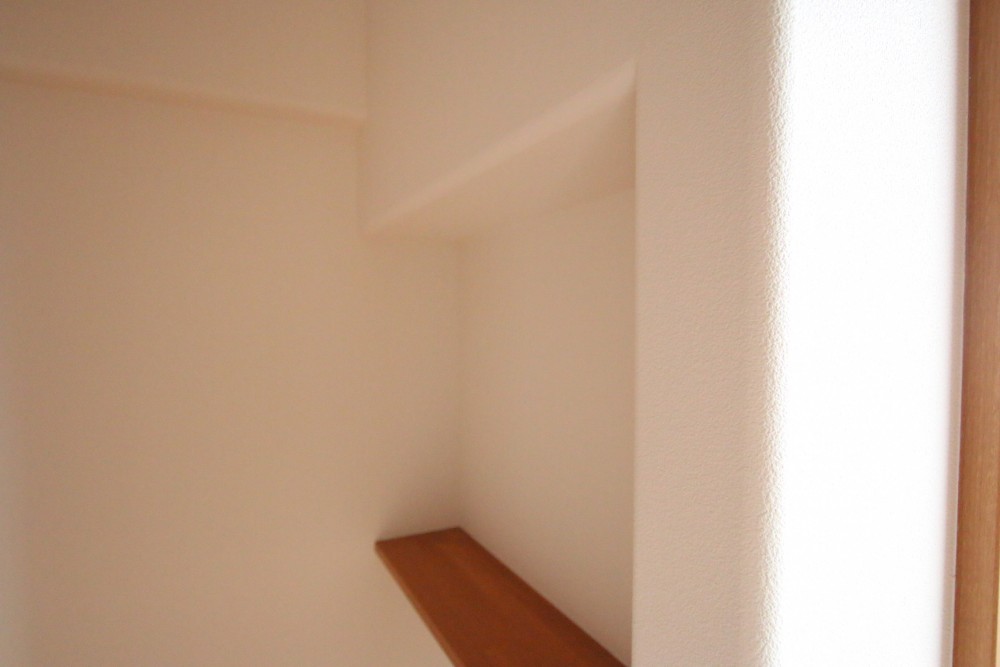 壁のR加工、手がかかっています。
