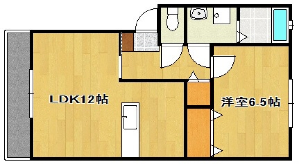 迎えられる喜びの間取り図