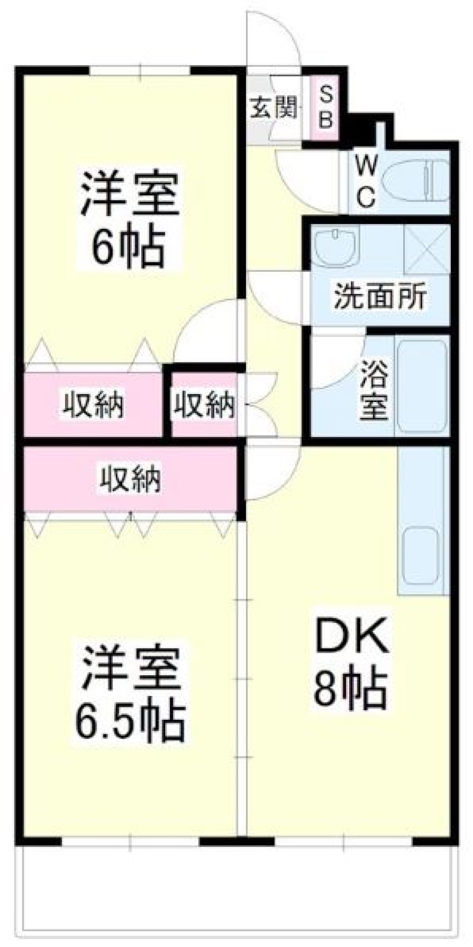 ログハウス風の窓辺で…の間取り図