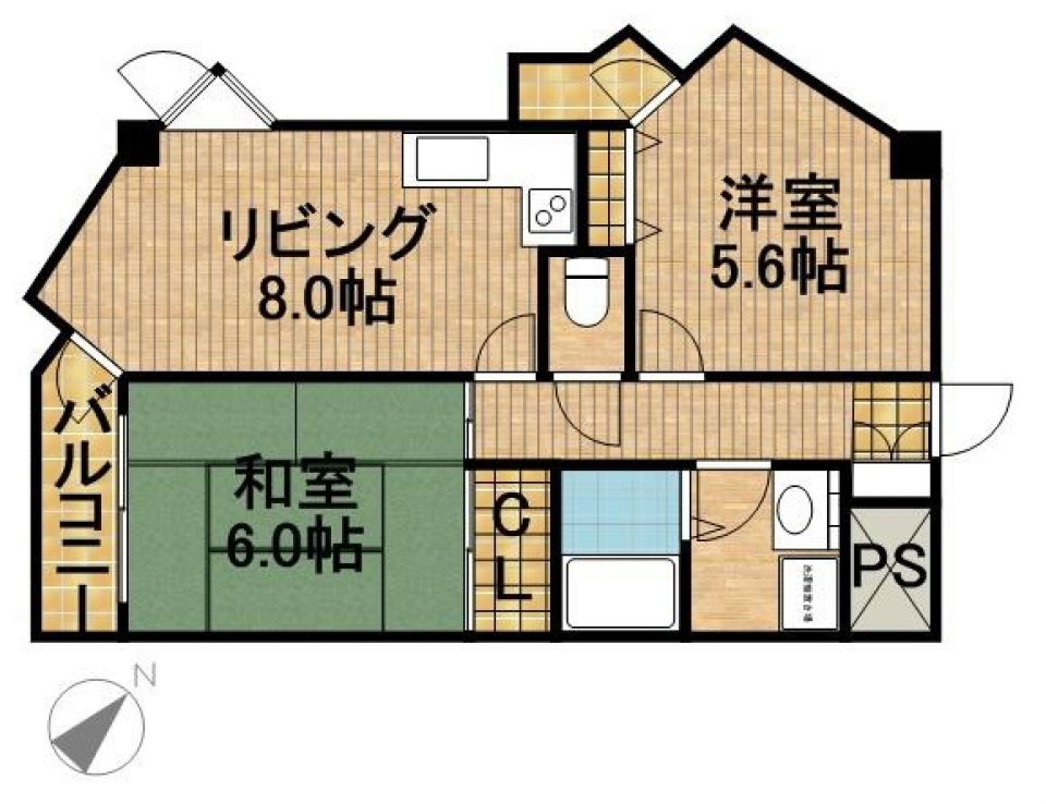 玄関開けたら5分で浜松駅の間取り図