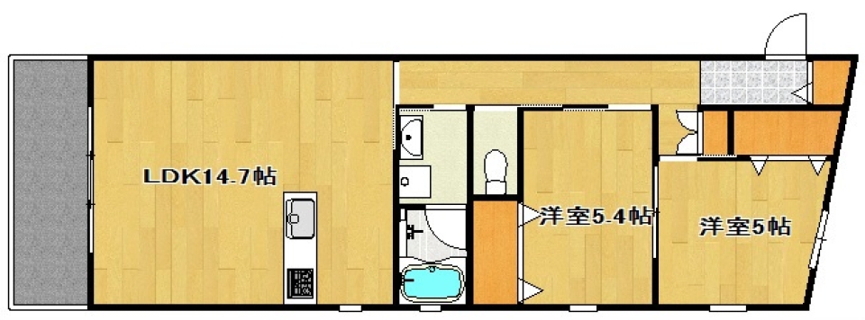 キッチンスタジオでLet's cooking!の間取り図