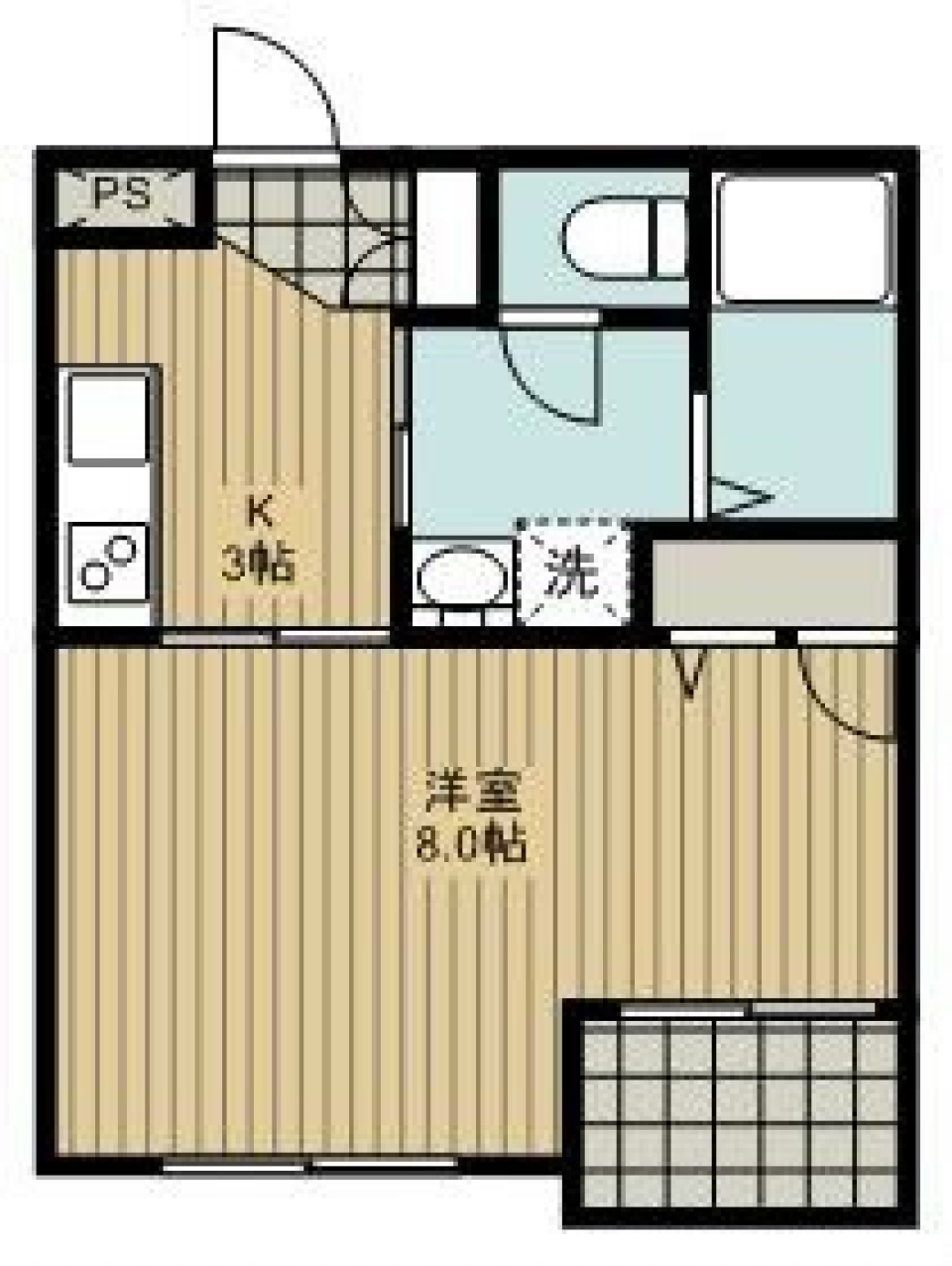 Next to LOVE ホ。の間取り図