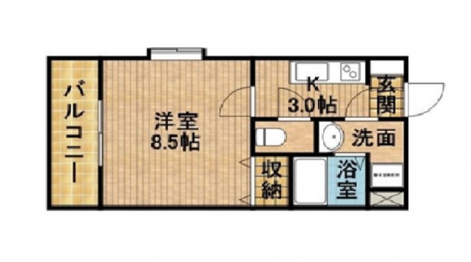 Material ROOMの間取り図