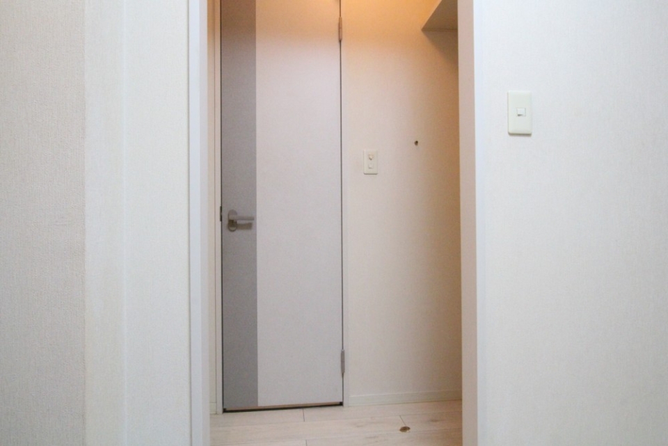 少し狭いですが、ここが脱衣場。