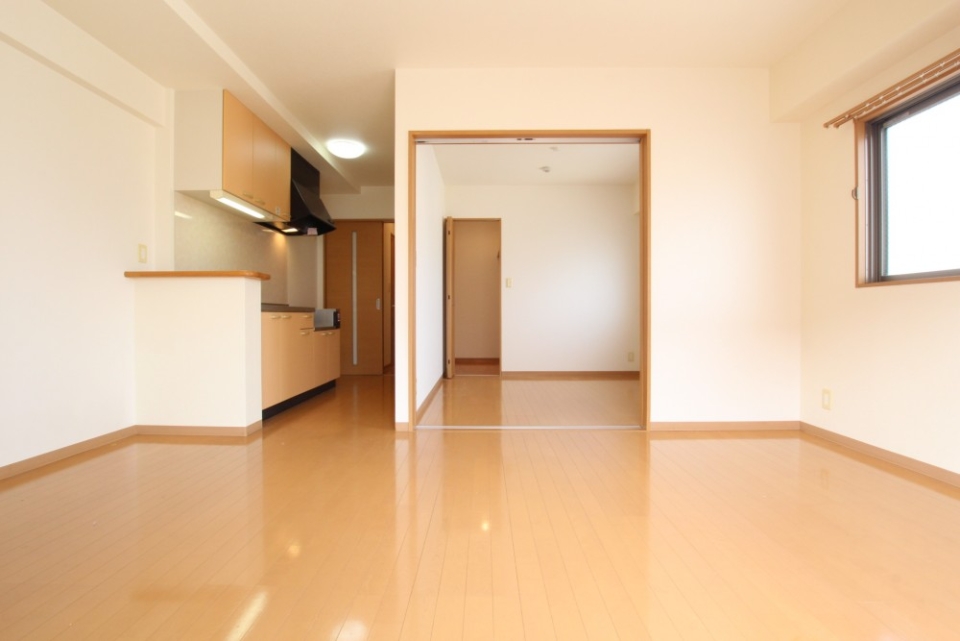 角部屋で日当たり良好。