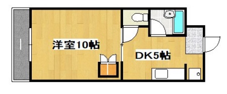4階建ての最上階。陽当たり抜群！