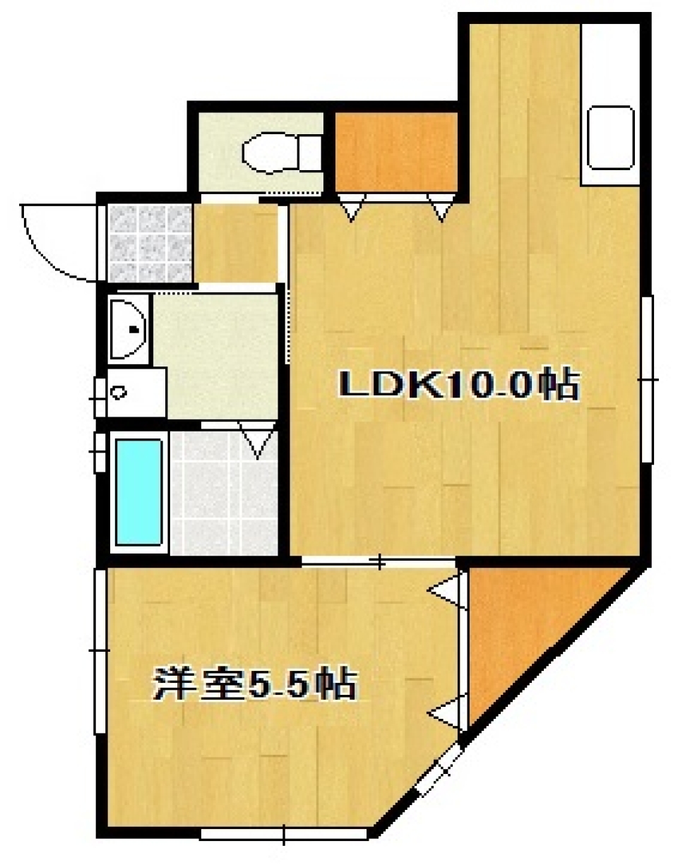 抹茶部屋は不思議がいっぱい。の間取り図