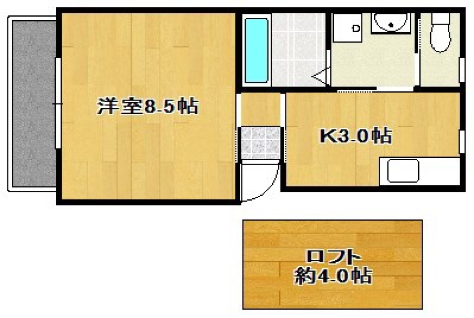 その傾斜角....80°なり。の間取り図