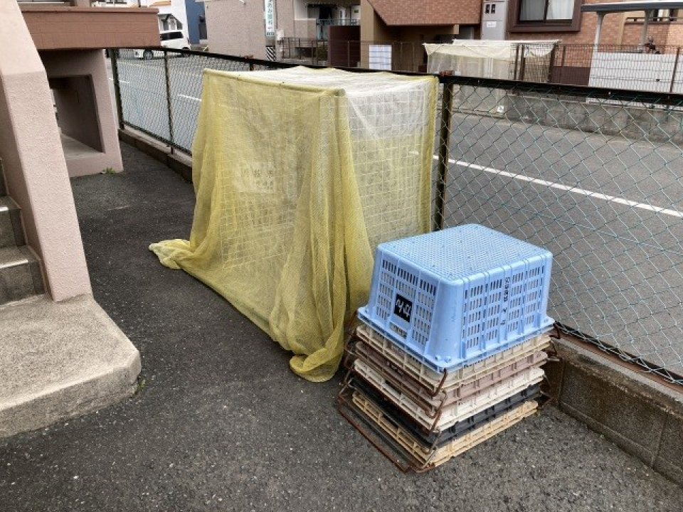 近くにゴミ捨て場があるのはありがたいですね