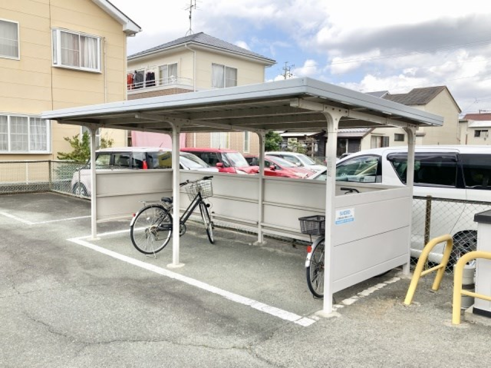 駐輪場もあります