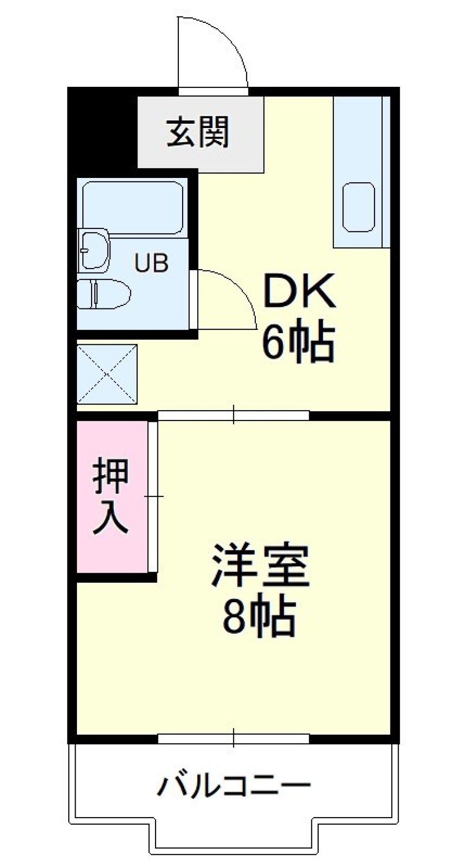 レトロハウスの間取り図
