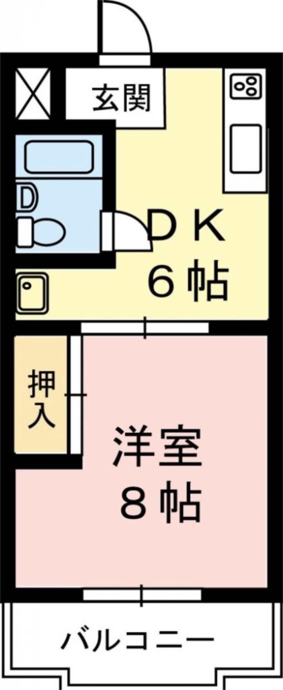 いい意味で「団地」なお部屋。の間取り図