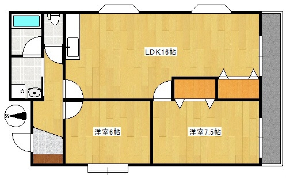 Supermassive White Hallの間取り図