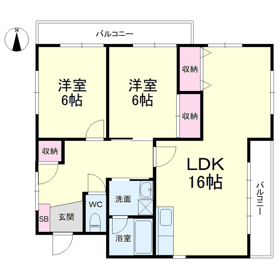 コスパで選ぶ！爽やかマンション。の間取り図