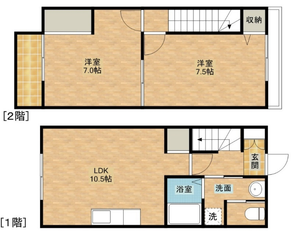 住みやすさ急上昇！浜北テラス（庭編）の間取り図