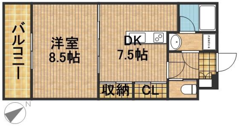 あの人に見せるお料理姿。の間取り図