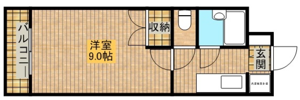 Cafe de WEST Asadaの間取り図