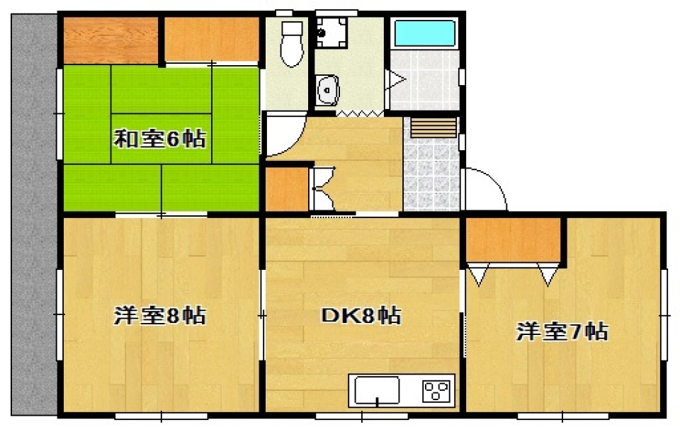 扉を開いたら、また次の扉。の間取り図