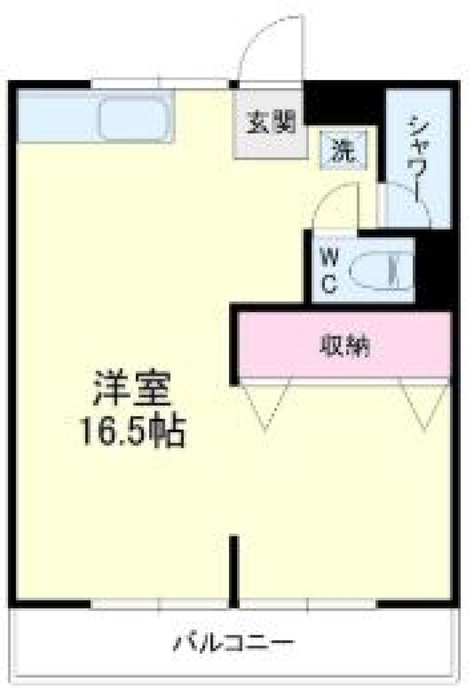 ホワイトルーム・ワイドの間取り図