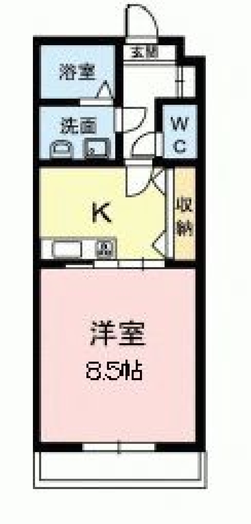 La Luce twins BLACKの間取り図