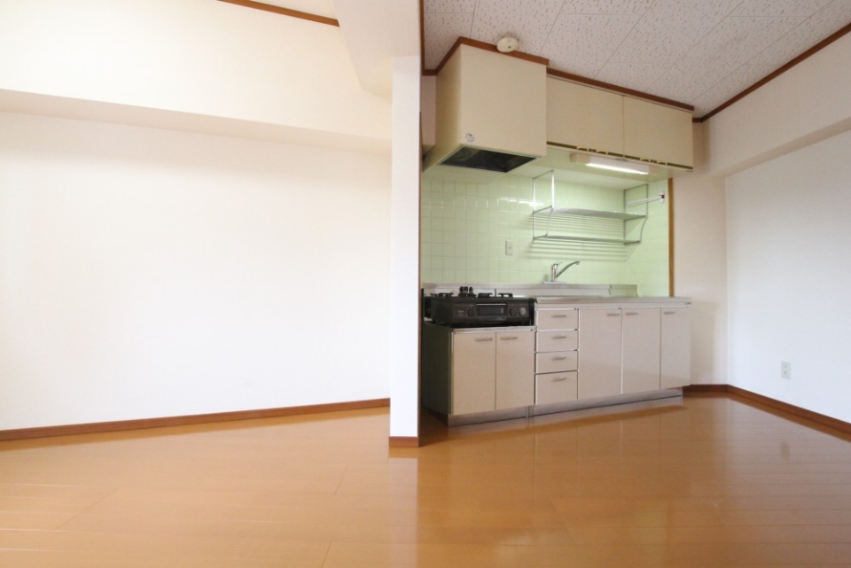 キッチンは意外と大きめサイズですが...。
