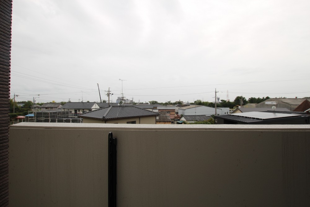 バルコニーからの眺望のようす。