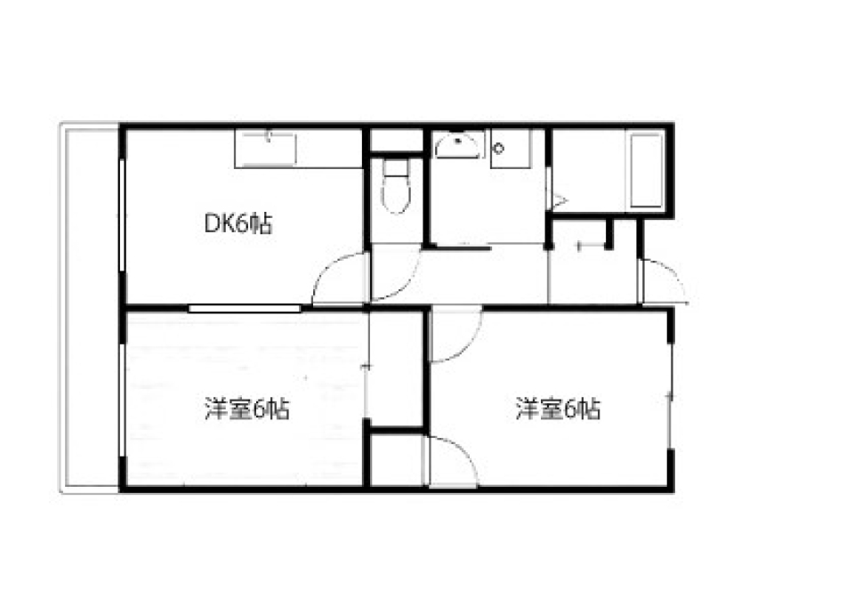 「RED」私のお気に入りカラーの間取り図