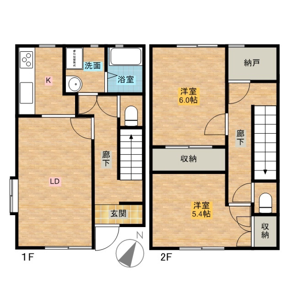 Family Song in Terrace House の間取り図