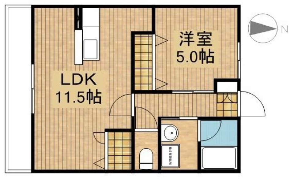 トランク1つだけで浪漫飛行の間取り図