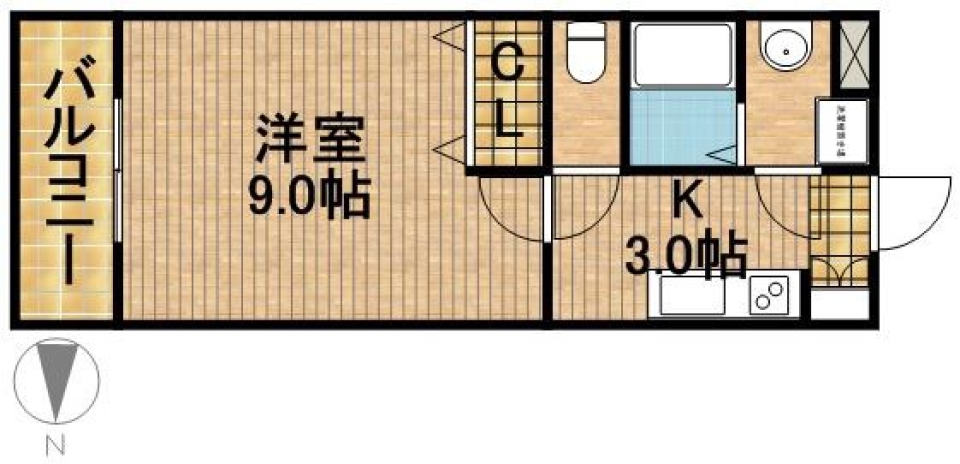 ダンディーな男が宿る。の間取り図
