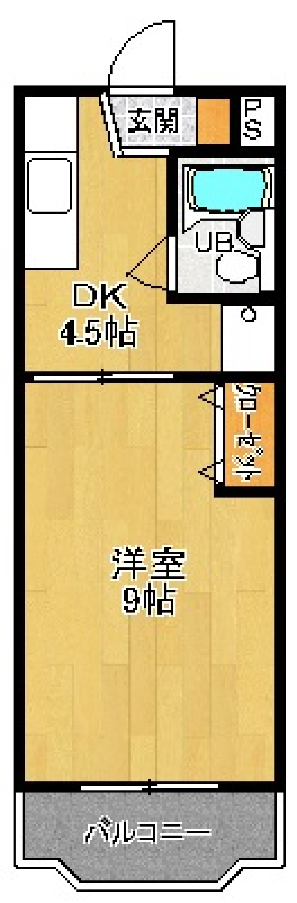 American BLACK & WOODの間取り図
