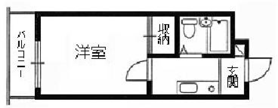 すみれ館Ⅱの間取り図