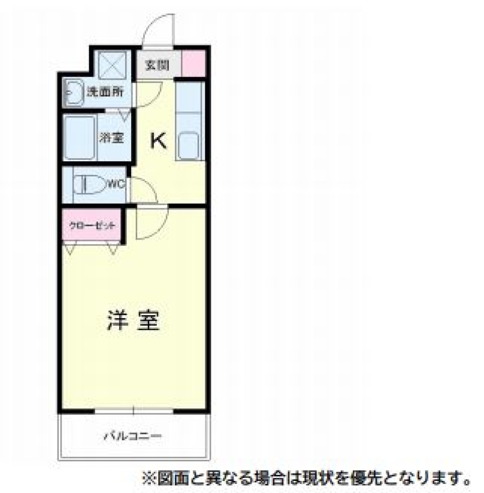 バイクと共にの間取り図