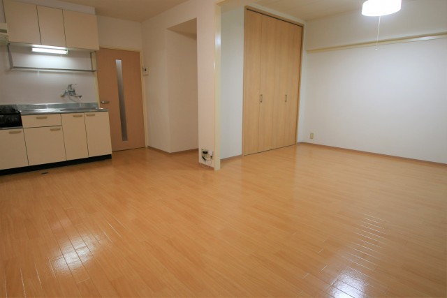 LDKにはキッチンとクローゼットがあります。