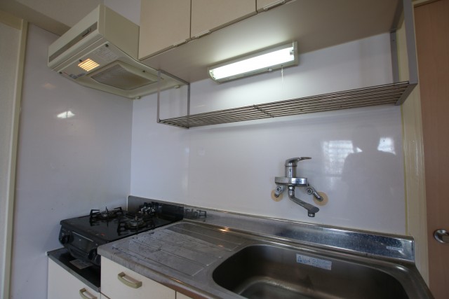 シンプルなキッチンです。
