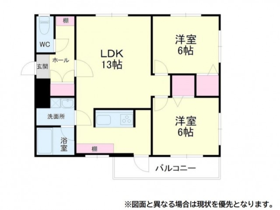 Wood Antiqueの間取り図