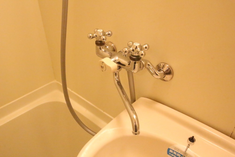 可愛らしい水栓金具へ変更済み。