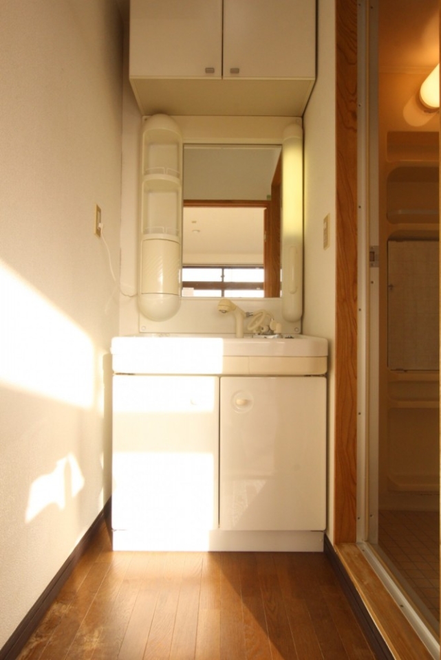 洗面・脱衣空間、朝のヒーローはシャンプードレッサー。