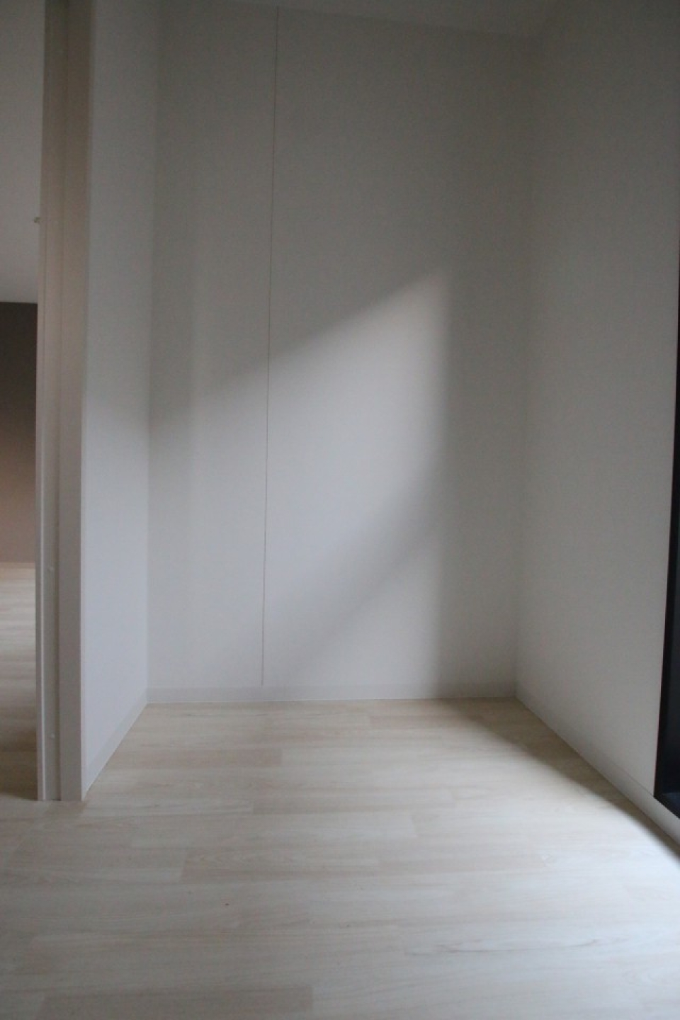 2.5m×1.5mくらいあるクローゼット。
