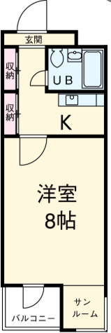 間取り図（1K）