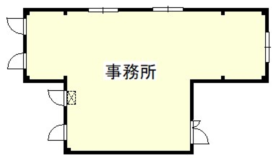 センスを感じる外観の間取り図