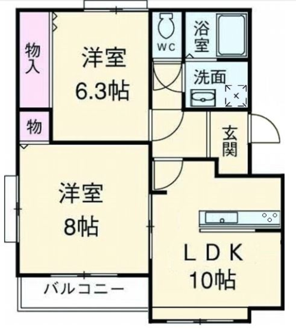 【ペット可】馬込川にてお散歩の間取り図