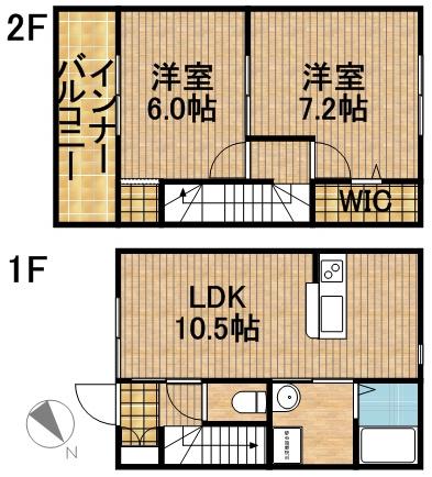 4つのうちの角部屋です！