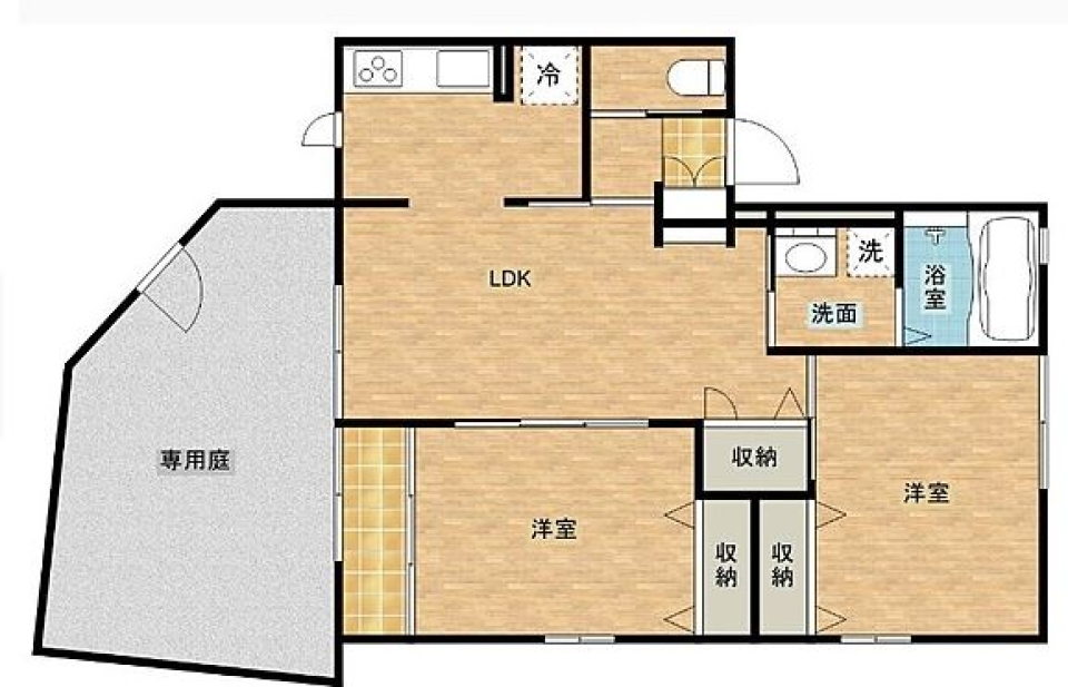 my gardenの間取り図