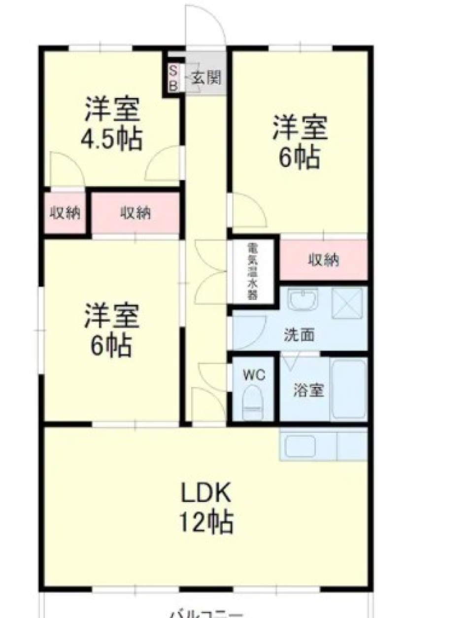【ペット可】お散歩気分の間取り図