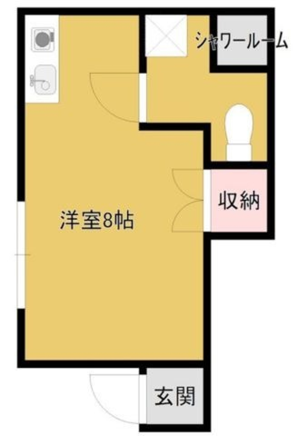 フレッシュな大学生におすすめの物件！の間取り図
