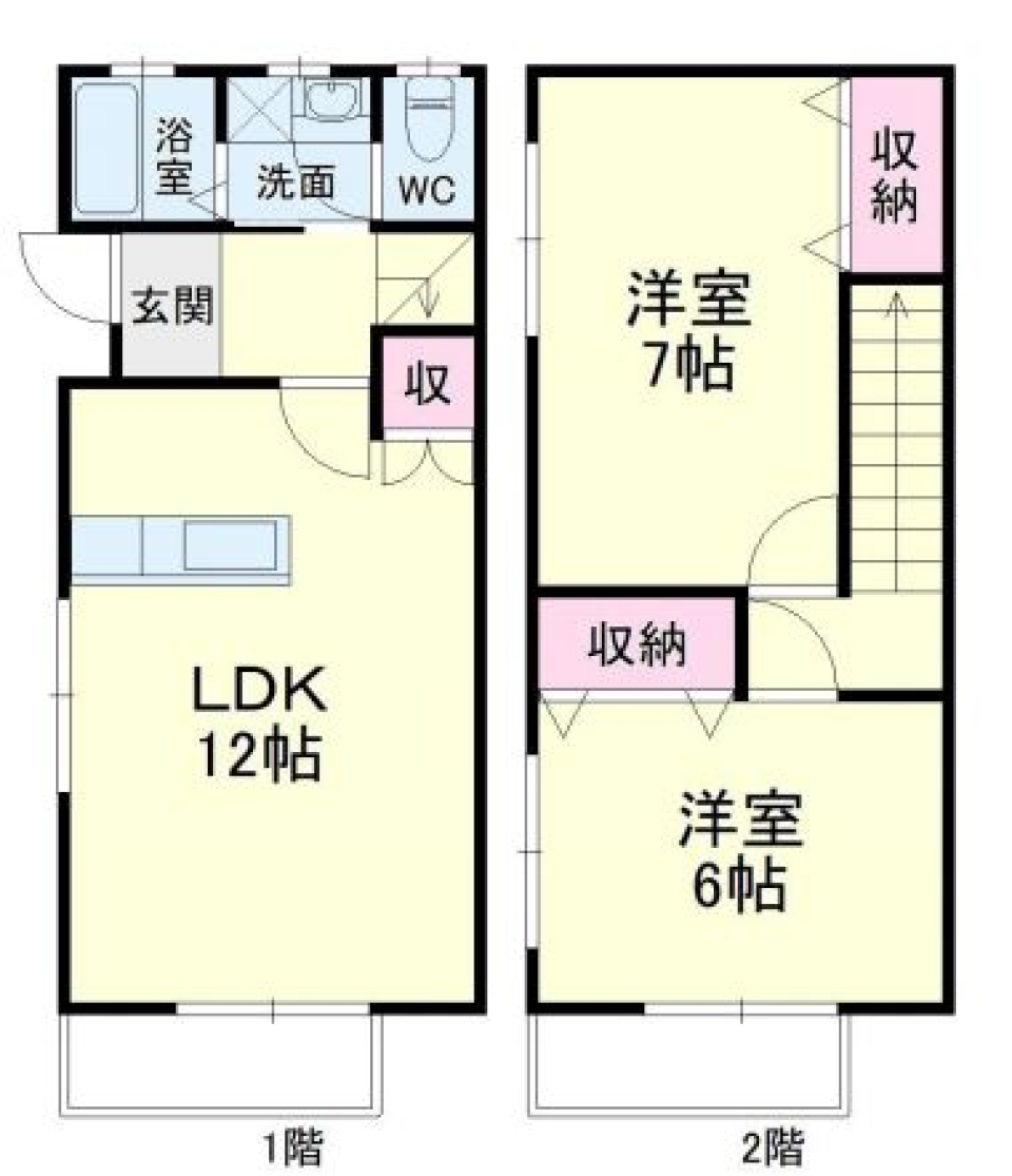 家族で住むなら2階建て！の間取り図