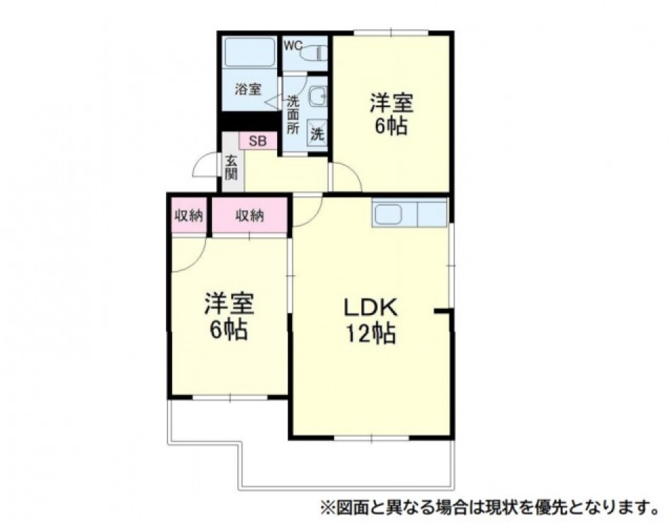 レトロちっくの間取り図