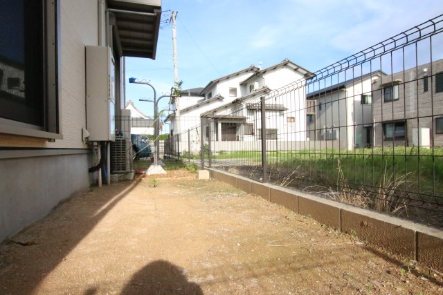 お庭がついています。