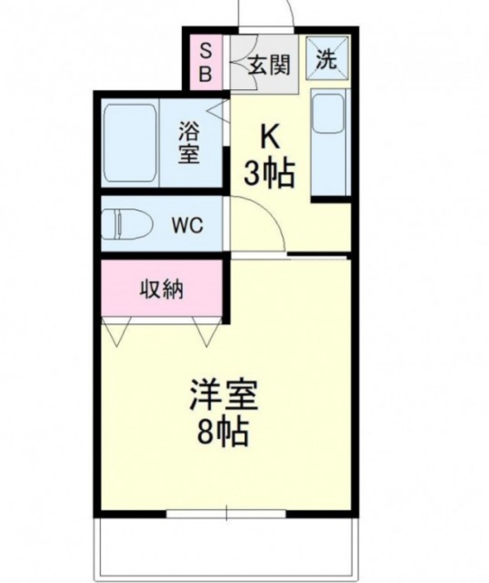 SUNNYDAYの間取り図